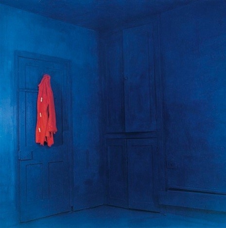 Red Coat/Blue Room, 1969 - une exploration de John Hilliard sur la manière dont la lumière, la couleur et la perspective peuvent manipuler la perception.